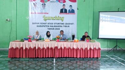 Dinas P2KBP3A Haltim saat melakukan Launching DASHAT