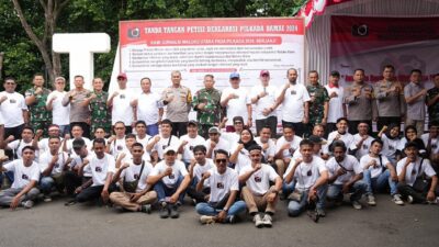 Foto bersama usai deklarasi Pilkada Damai