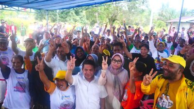 Suasana mampanye di Desa Maratanajaya
