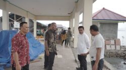 Bupati Halmahera Timur Tinjau Pembangunan Pasar Ikan