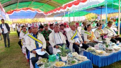 Di Lokasi Mubes ke-I Suku Tabaru Maluku Utara