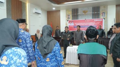 Wawali Tidore saat melantik 6 Pejabat Fungsional (Dok Humas Tidore)