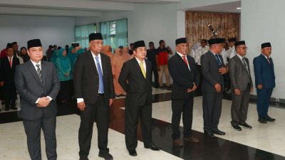 Suasana pelantikan