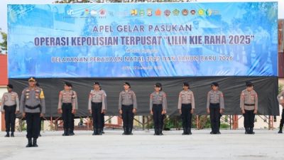 pelaksanaan Apel Gelar Pasukan