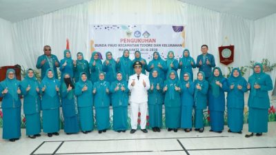 Foto bersama usai pelantikan TP PKK Kecamatan Tidore