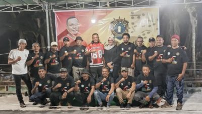 Foto bersama usai pertandingan Olah Pikir Domino Cratom Cup I di Mareku Kota Tidore