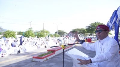 Wawali Tidore saat membuka Manasik Haji siswa siswi PAUD - SD
