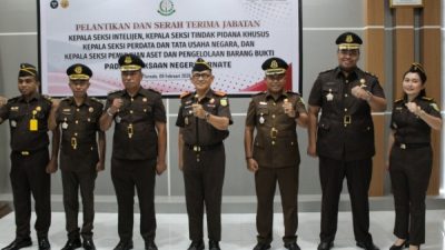 Empat pejabat struktural baru di lingkup Kejari Ternate