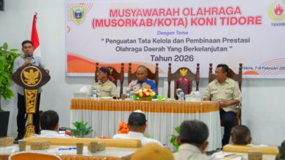 Musyawarah KONI Kota Tidore Kepulauan Periode 2026- 2030