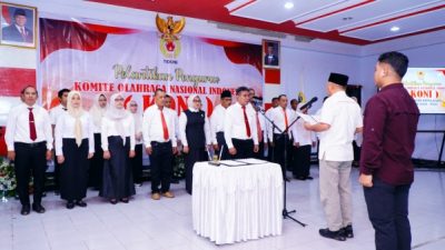 Pengukuhan Pengurus KONI Kota Tidore Periode 2026- 2030