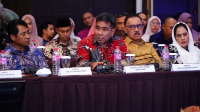 Wawali Tidore Saat Hadiri Pertemuan Pengendalian Inflasi Daerah se- Malut