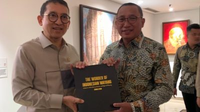 Wali Kota Ternate Temui Menteri Kebudayaan Fadli Zon