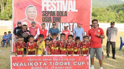 Festival Sepak Bola Usia Dini Wali Kota Tidore Tahun 2026