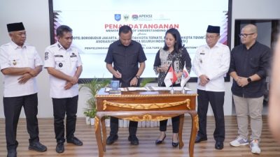 Penandatangan MoU dengan Hotel Borobudur dan APEKSI