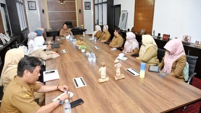 Pertemuan di ruang kerja Sekda Kota Ternate