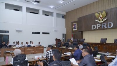 Rapat Dengar Pendapat di DPRD Kota Tidore