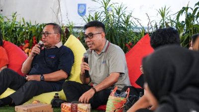 Wawali Tidore saat sampaikan pasangan pada bacarita Basudara Discover the Natural Treasure