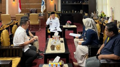 Pertemuab antara Wali kota Ternate dengan KPP Pratama