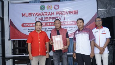 Muhammad Sinen Terpilih jadi ketua PBVSI Malut