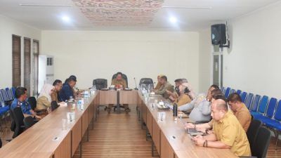 Rapat koordinasi persiapan pelaksanaan Rakernas JKPI XII yang dipusatkan di Kota Ternate, Agustus mendatang (foto_ongky)