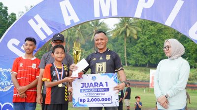 Wali Kota Tutup Turnament Sepakbola Sumkusu Cup II Tahun 2026