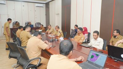 Pemkot Tidore Kepulauan bersama Dinas Kehutanan Provinsi Maluku Utara menggelar Rapat Koordinasi Pelaksanaan Penyelesaian Penguasaan Tanah dalam rangka PPT PKH
