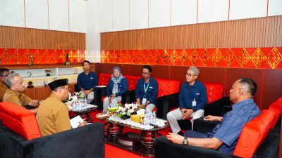 Wali Kota Tidore Kepulauan Muhammad Sinen menerima kunjungan audiensi dari Kepsta LPP RRI