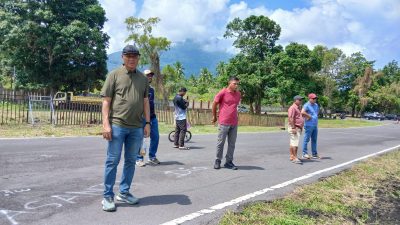 Wali Kota Tidore Kepulauan Muhammad Sinen meninjau langsung kesiapan panitia di Sirkuit Selawaring, Kelurahan Rum