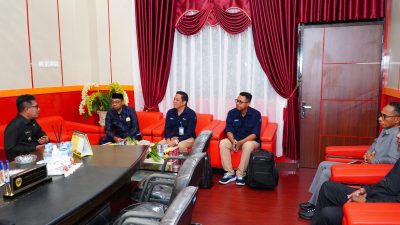 Wakil Wali Kota Tidore Kepulauan Ahmad Laiman menerima kunjungan kerja Kepala BPSDMP Kominfo Regional Manado