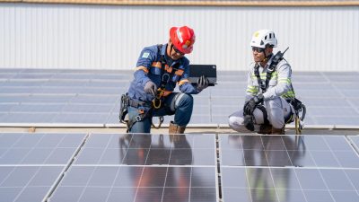 Pembangkit Listrik Tenaga Surya 40 Megawatt Peak Harita Nickel (Dokumentasi: Istimewa)