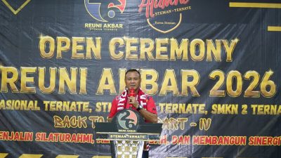 Wali Kota Tidore Kepulauan Muhammad Sinen, selaku Ketua FORSA STEMAN