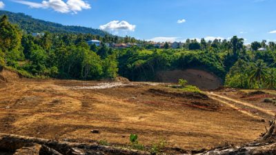 Lokasi proyek pembangunan pengendali sedimen Sabo Dam di Kelurahan Sasa, Kota Ternate (istimewa)
