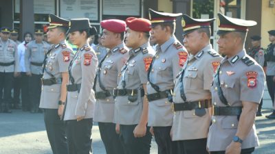 Para pejabat Polres Ternate