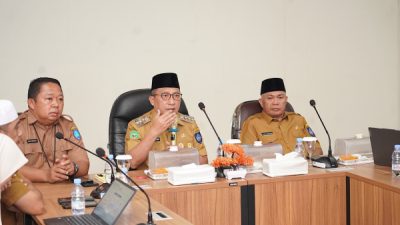 Rapat pembentukan panitia semarak HUT ke-81 Kemerdekaan RI tahun 2026 di lingkungan Pemerintah Kota Ternate