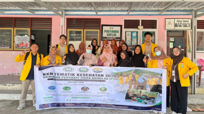 dr. Dewi Darmayanti, Sp. Rad., R.I (K) Bersama Mahasiswa KKN FKIK Unkhair Gelar PKM Melalui Skrining Penyakit Tak Menular di Desa Maitara Tengah
