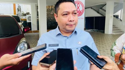 Kepala BP2RD Kota Ternate, Mochtar Hasim usai menghadiri rapat bersama Banggar DPRD Kota Ternate (foto_ist)
