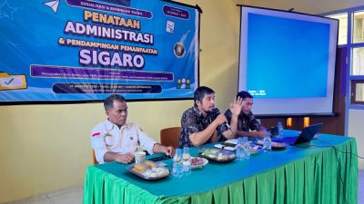 Kaban Kesbangpol saat memberikan sambutan