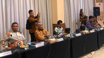 Wabup Halsel saat hadiri RUPS PT BPD Maluku-Malut