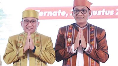 Wali Kota Ternate, Dr H M Tauhid Soleman bersama Wakil Wali Kota Jogja, Wawan Hermawan