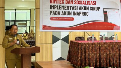 Dr Rizal Marsaoly Buka Bimtek dan Sosialisasi Implementasi Akun INAPROC