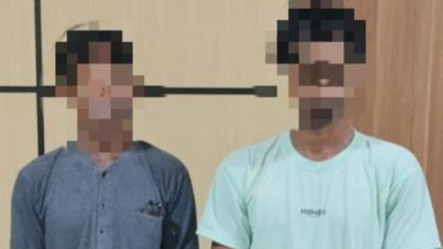 Kedua orang berinisial RT dan JS menyerahkan diri (istimewa)