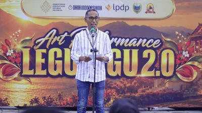 Ketua Penyelenggara Art Performance Legu Legu 2.0 Zulkifli Ohorella