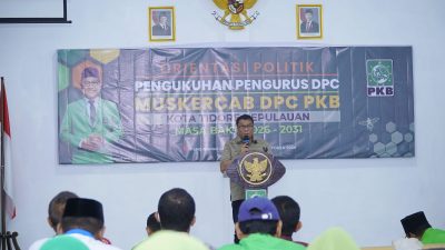 Pembukaan orientasi Politik dan Muskercab PKB Tidore